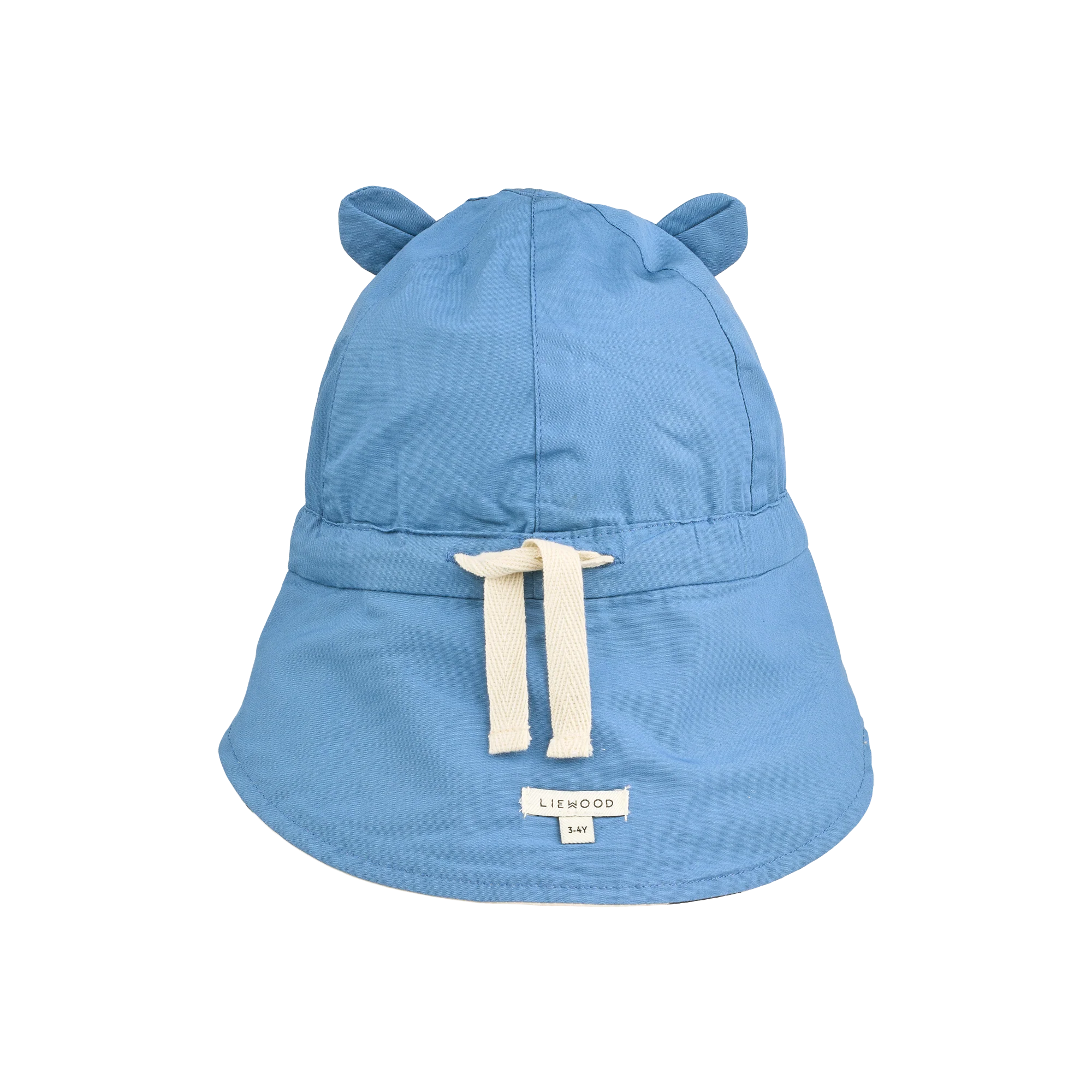 Liewood Kappe "Gorm Reversible Sun Hat With Ears" | Sailing / Sandy - Image 2
