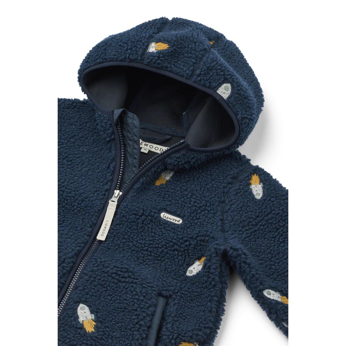 Liewood Jacke "Mara Pile" Rocket | Classic Navy - Image 2