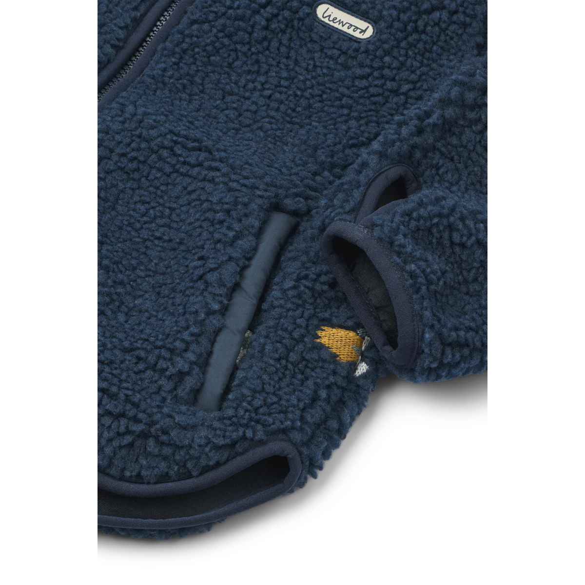 Liewood Jacke "Mara Pile" Rocket | Classic Navy - Image 3