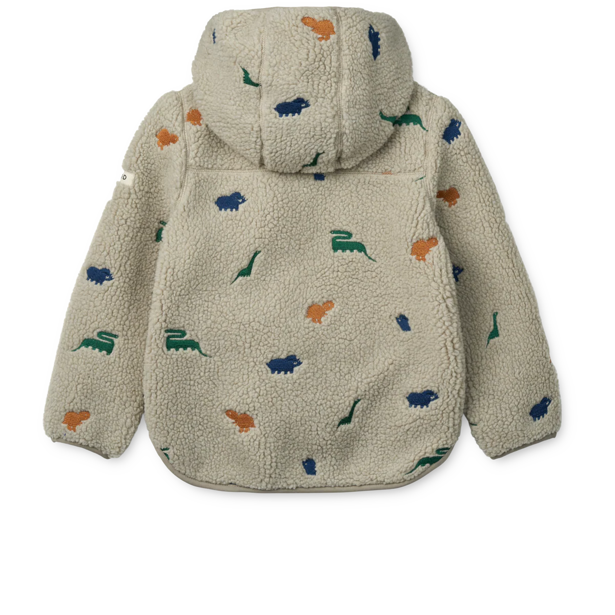Liewood Jacke "Mara Pile" Dinosaur / Mist Embroidery - Image 3