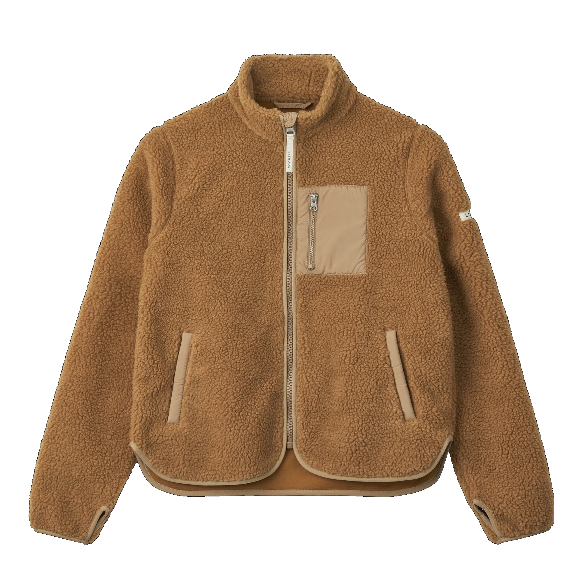 Liewood Jacke "Nelson Adult Pile" Golden Caramel | Oat Mix