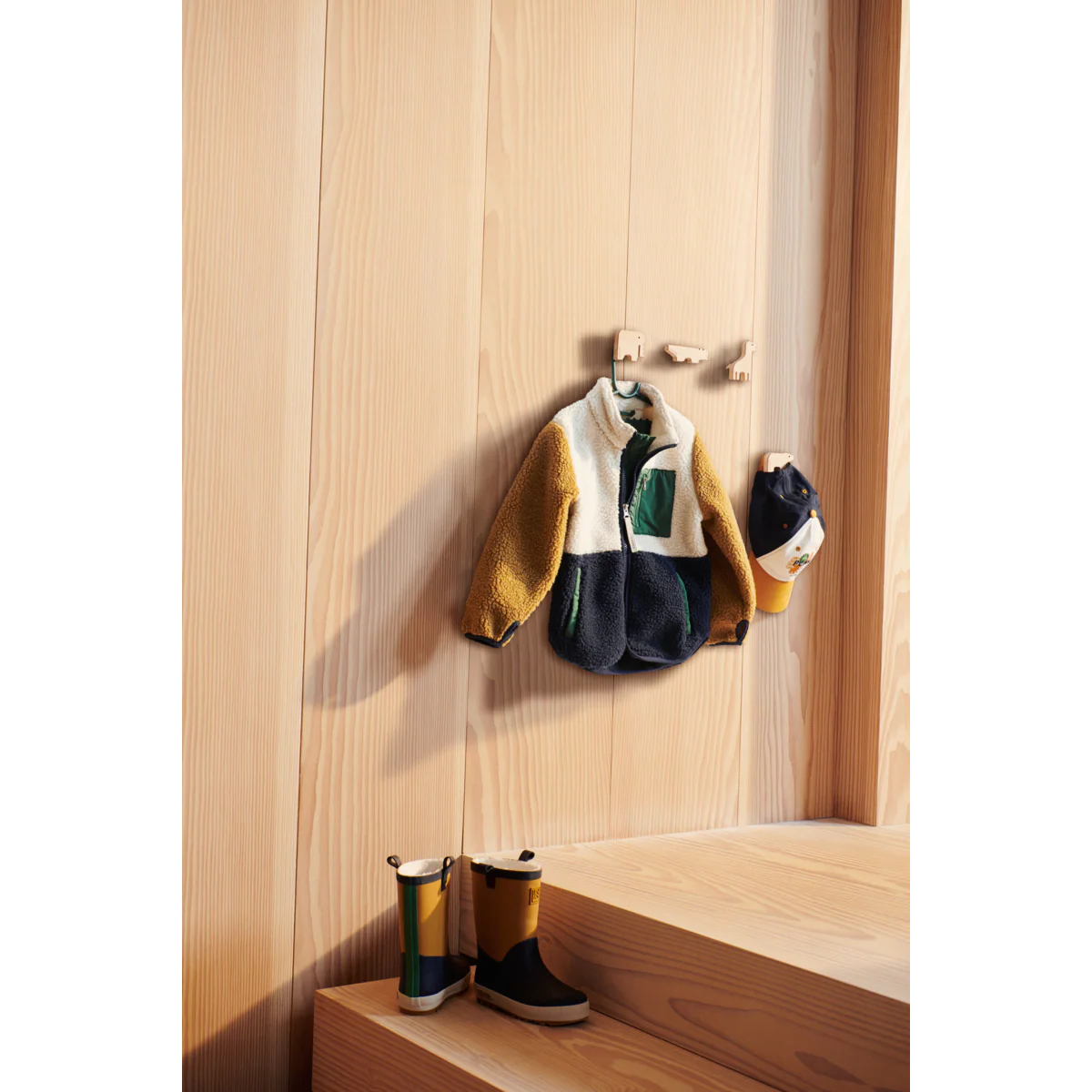 Liewood Jacke "Nolan" Pile Classic Navy | Multi Mix - Image 6