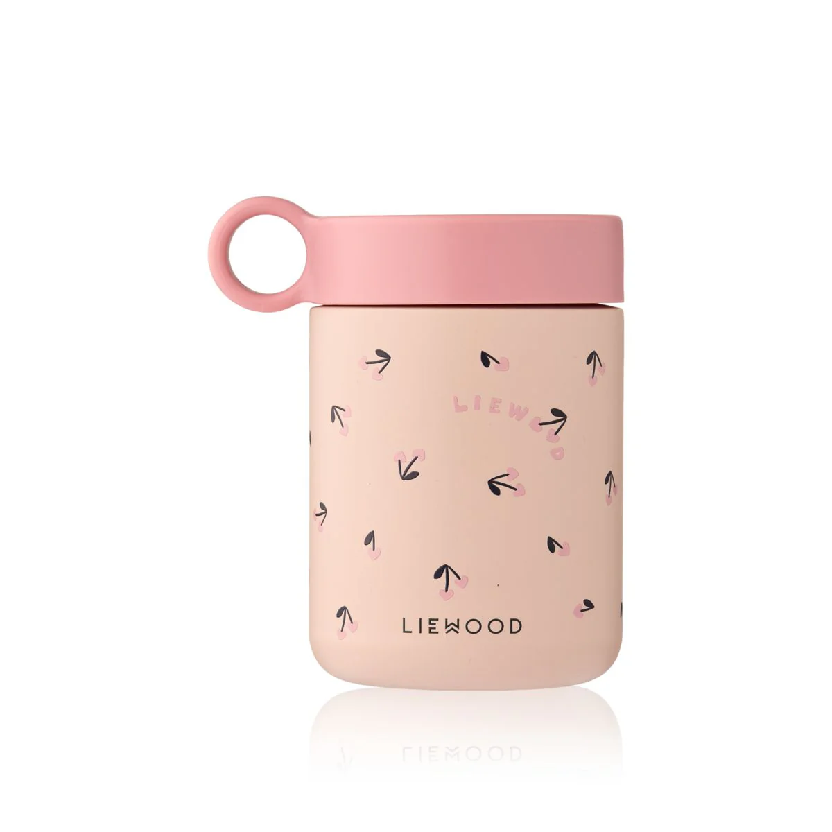 Liewood Kiani Bedruckter Nahrungsbehälter | Mini Cherry heart / Rosey