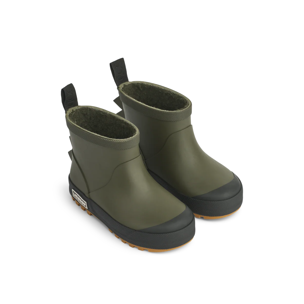 Liewood Thermo Regenstiefel 'Jesse Dino' Army Brown