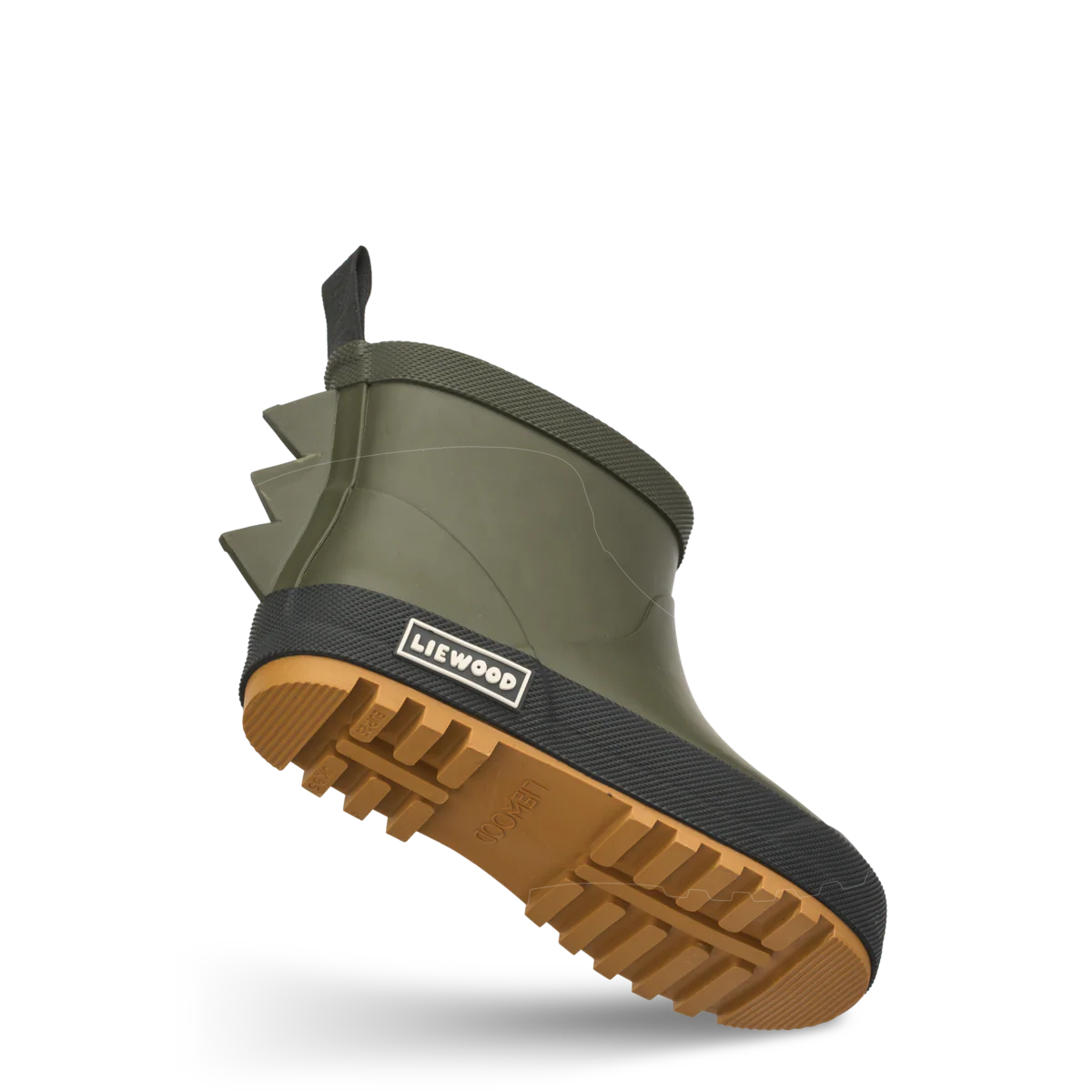 Liewood Thermo Regenstiefel 'Jesse Dino' Army Brown - Image 2