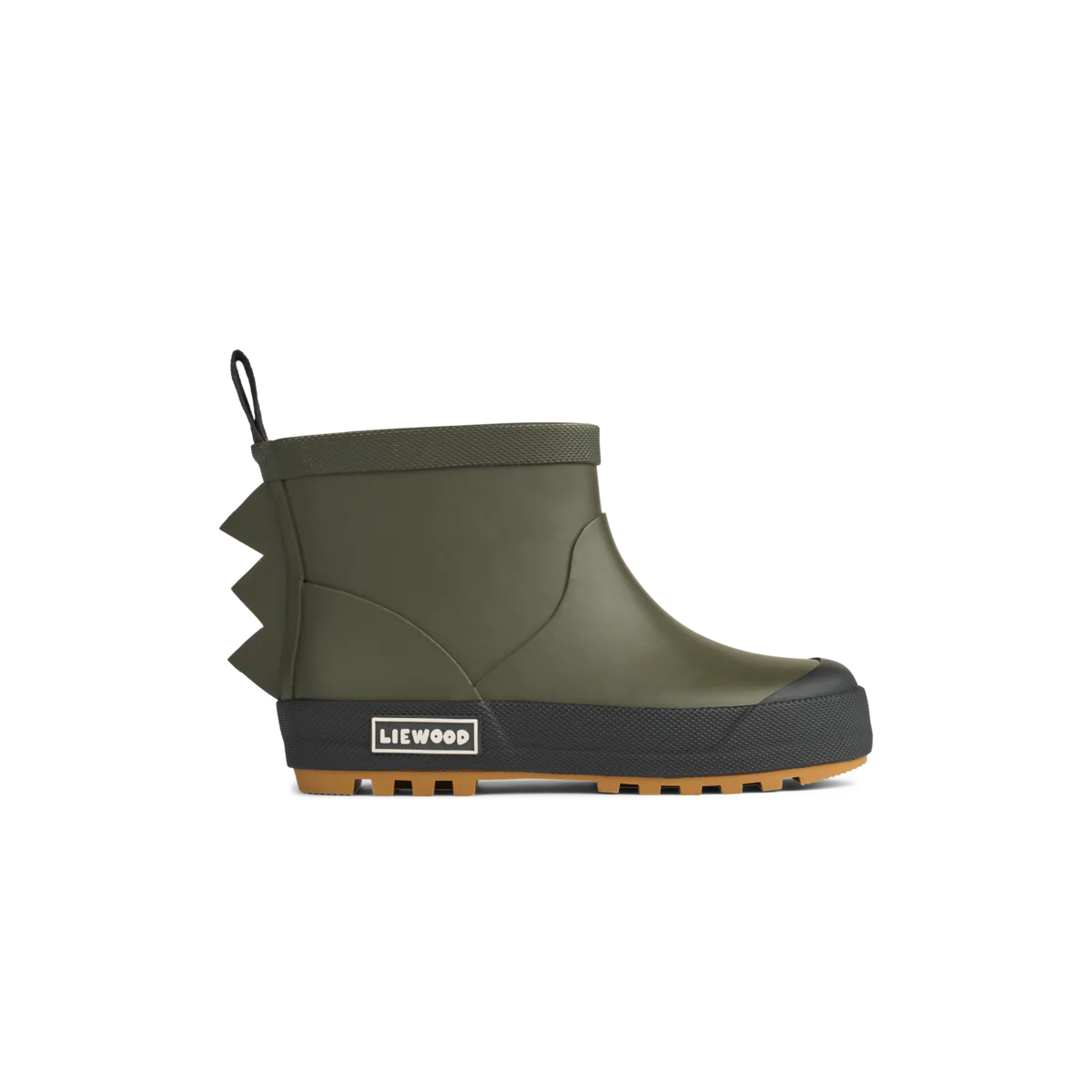 Liewood Thermo Regenstiefel 'Jesse Dino' Army Brown - Image 3