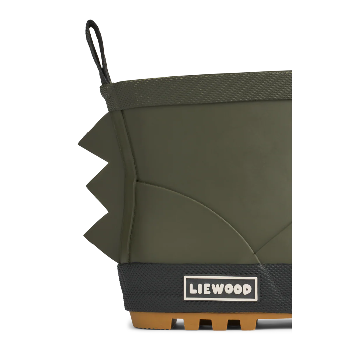Liewood Thermo Regenstiefel 'Jesse Dino' Army Brown - Image 5