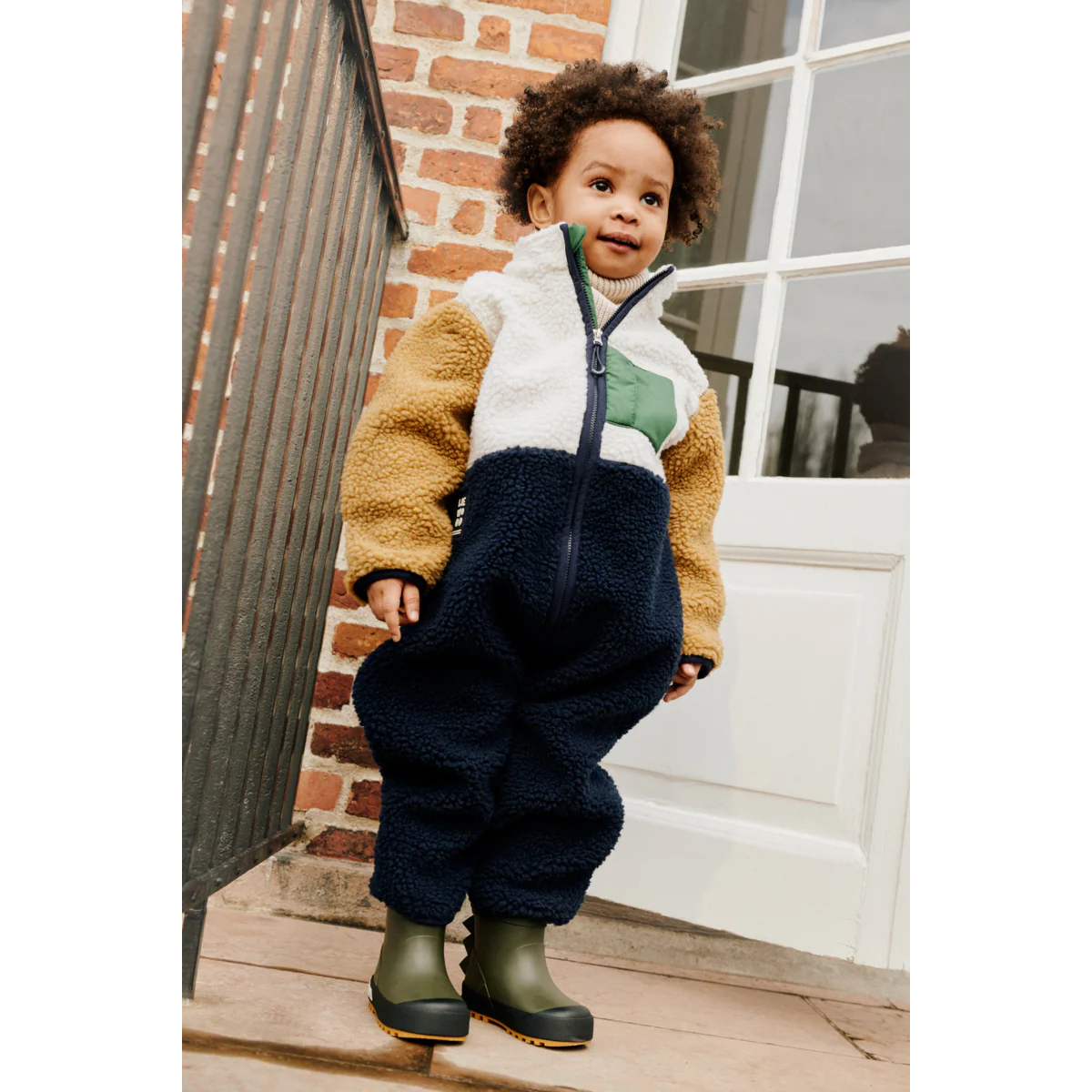 Liewood Thermo Regenstiefel 'Jesse Dino' Army Brown - Image 6
