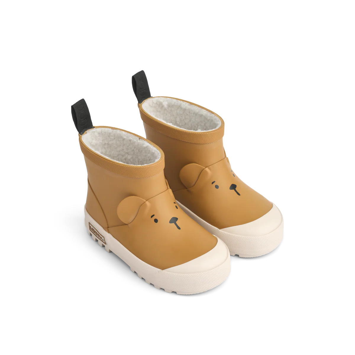 Liewood Kinder Regenstiefel 'Jesse' Bear | Golden Caramel