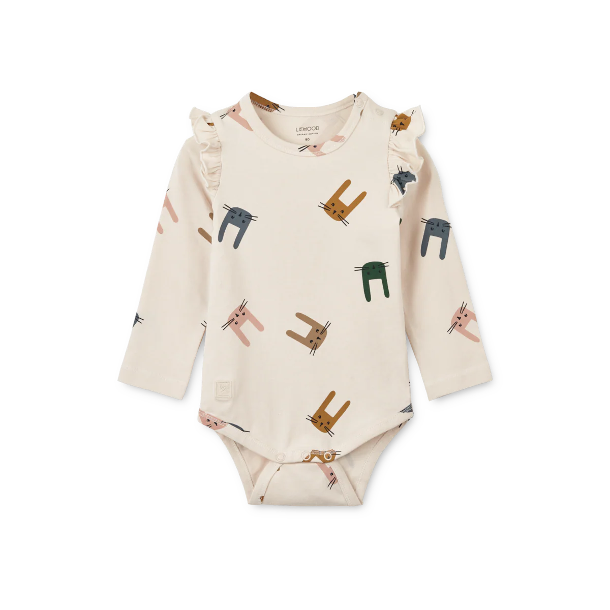 Liewood Langarmbody 'Yanni' 2er Set Bunny Sandy / Pale Tuscany - Image 2