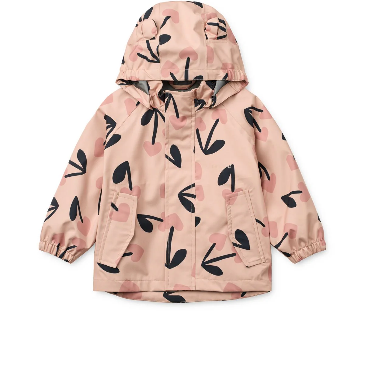 Liewood Manu Regenanzug | mega cherry heart/ Rosey mix - Image 3