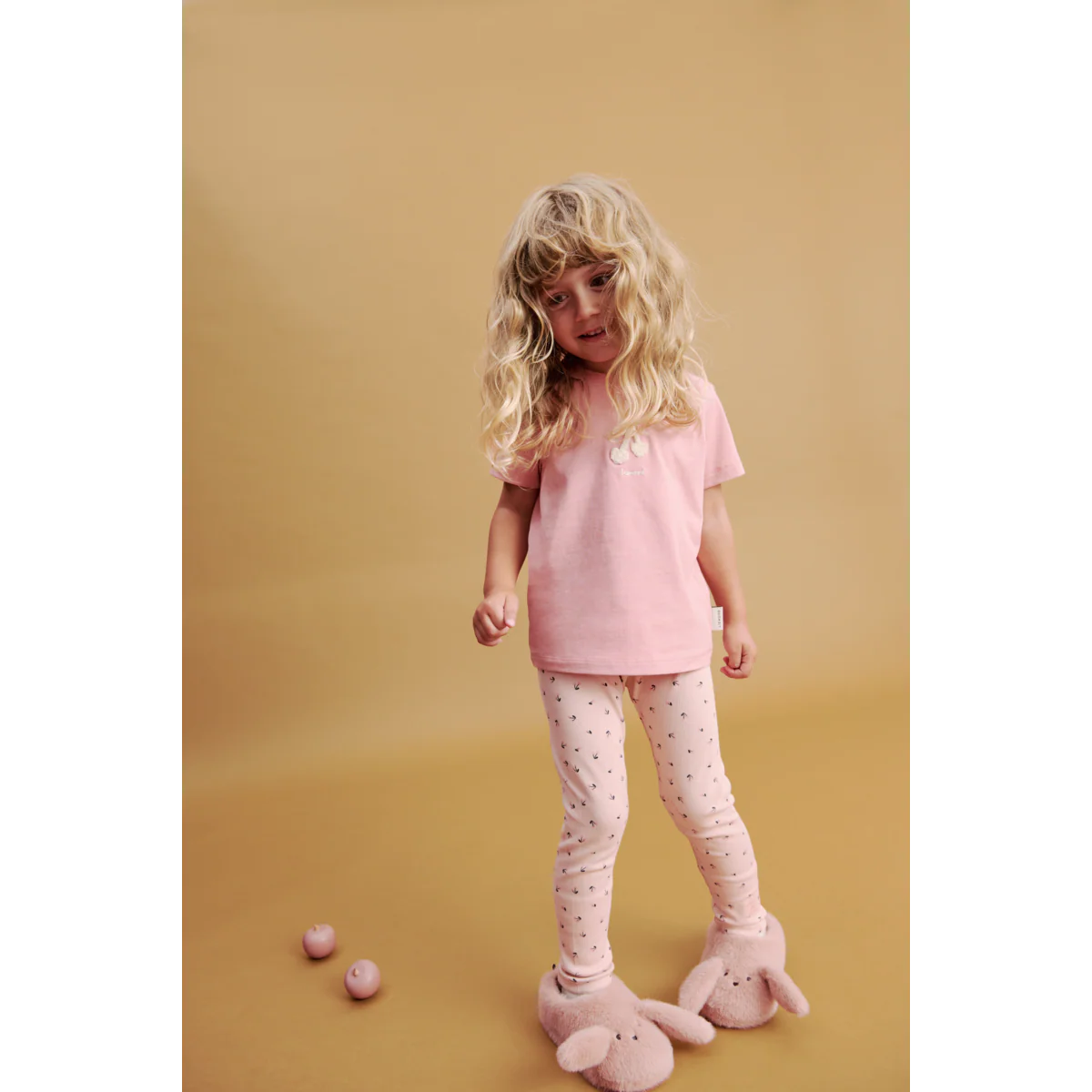Liewood Marien Bedruckte Leggins | Mini Cherry heart / Rosey - Image 2