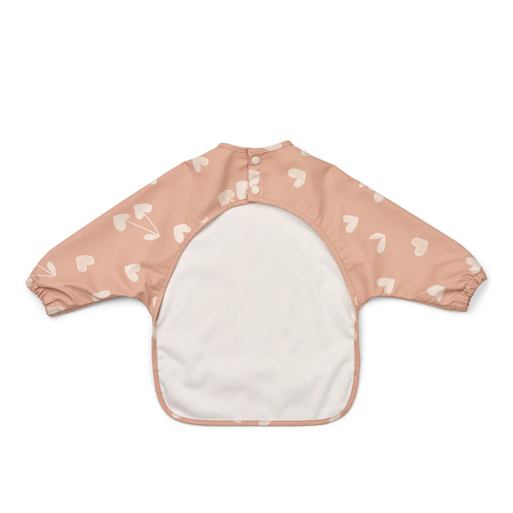 Liewood Lätzchen mit Ärmel "Merle" | Sweethearts / Pale tuscany - Image 2