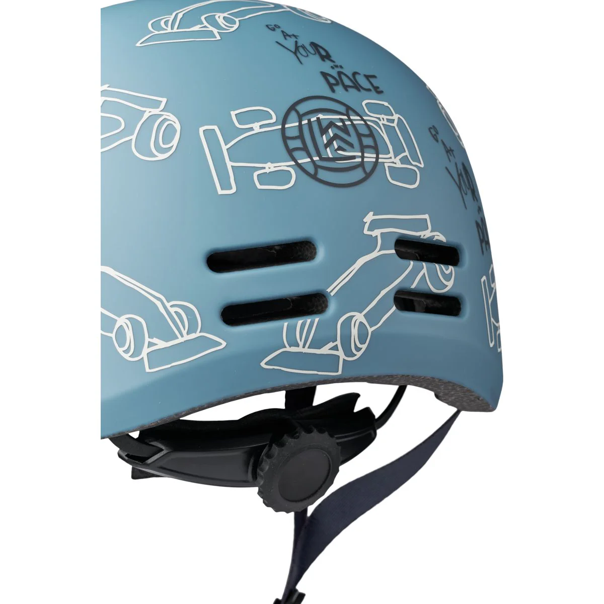 Liewood Milly Fahrradhelm | Race cars / Beach blue - Image 2