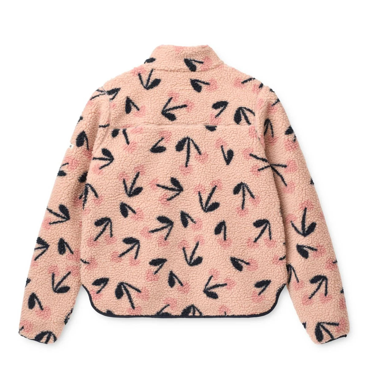 Liewood Nelson Fleecejacke Damen | Mega Cherry heart / Rosey - Image 3
