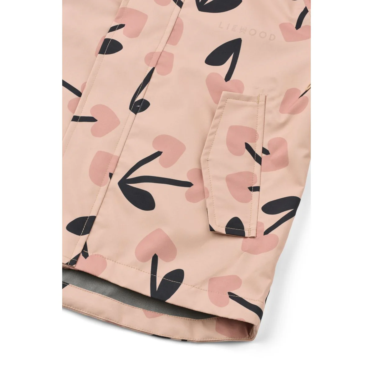 Liewood Pedia Regenanzug | mega cherry heart/ Rosey mix - Image 10