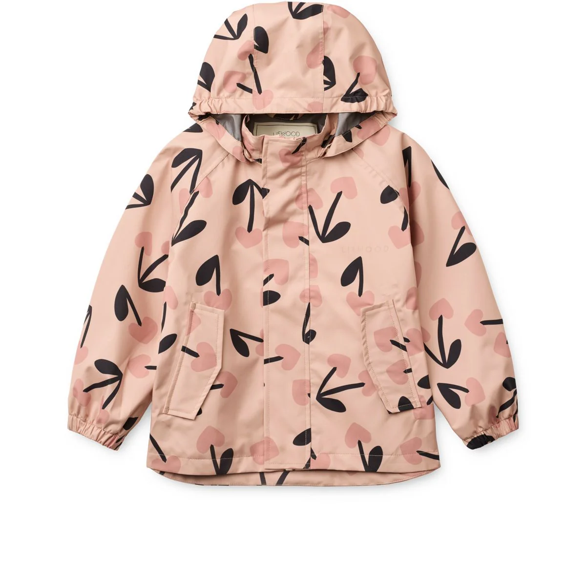 Liewood Pedia Regenanzug | mega cherry heart/ Rosey mix - Image 6
