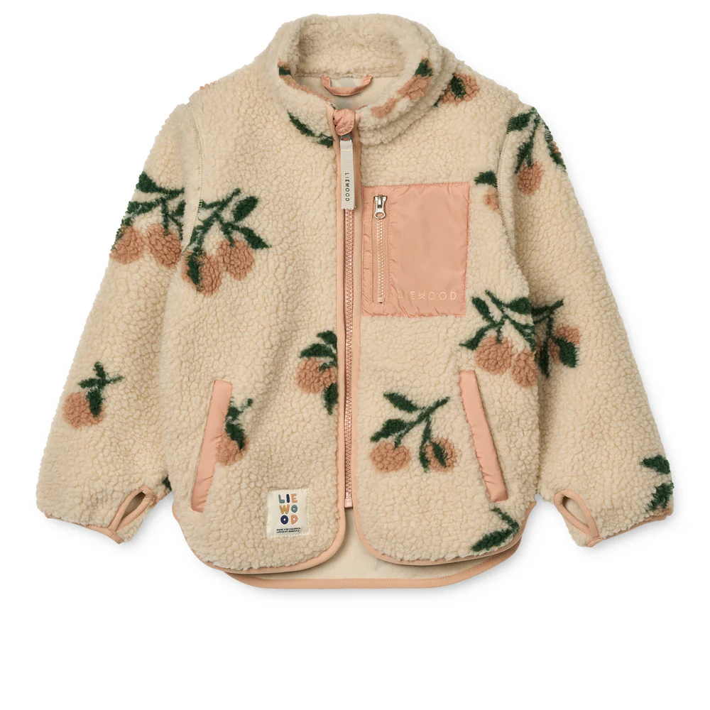 Liewood Fleecejacke "Nolan" | Peach / Sea shell