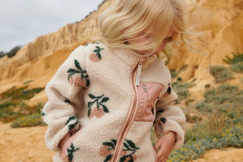 Liewood Fleecejacke "Nolan" | Peach / Sea shell - Image 2