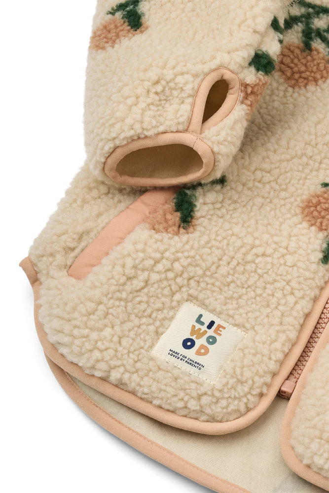 Liewood Fleecejacke "Nolan" | Peach / Sea shell - Image 5