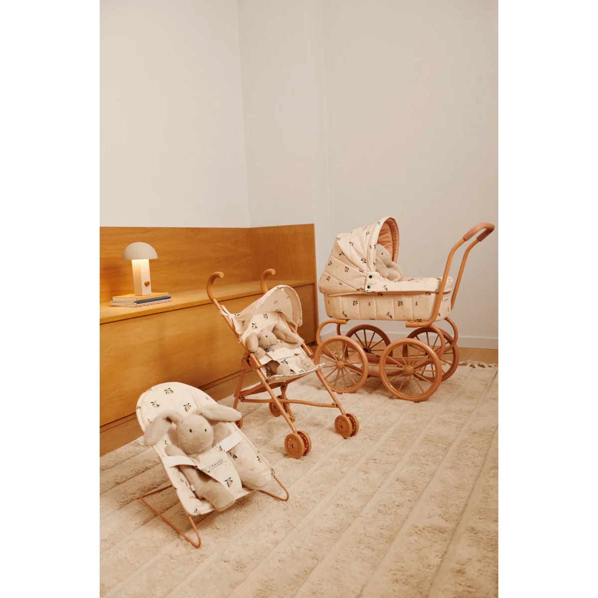 Liewood Puppen-Babywippe "Mabel" Mini Leo | Tuscany Rose - Image 4