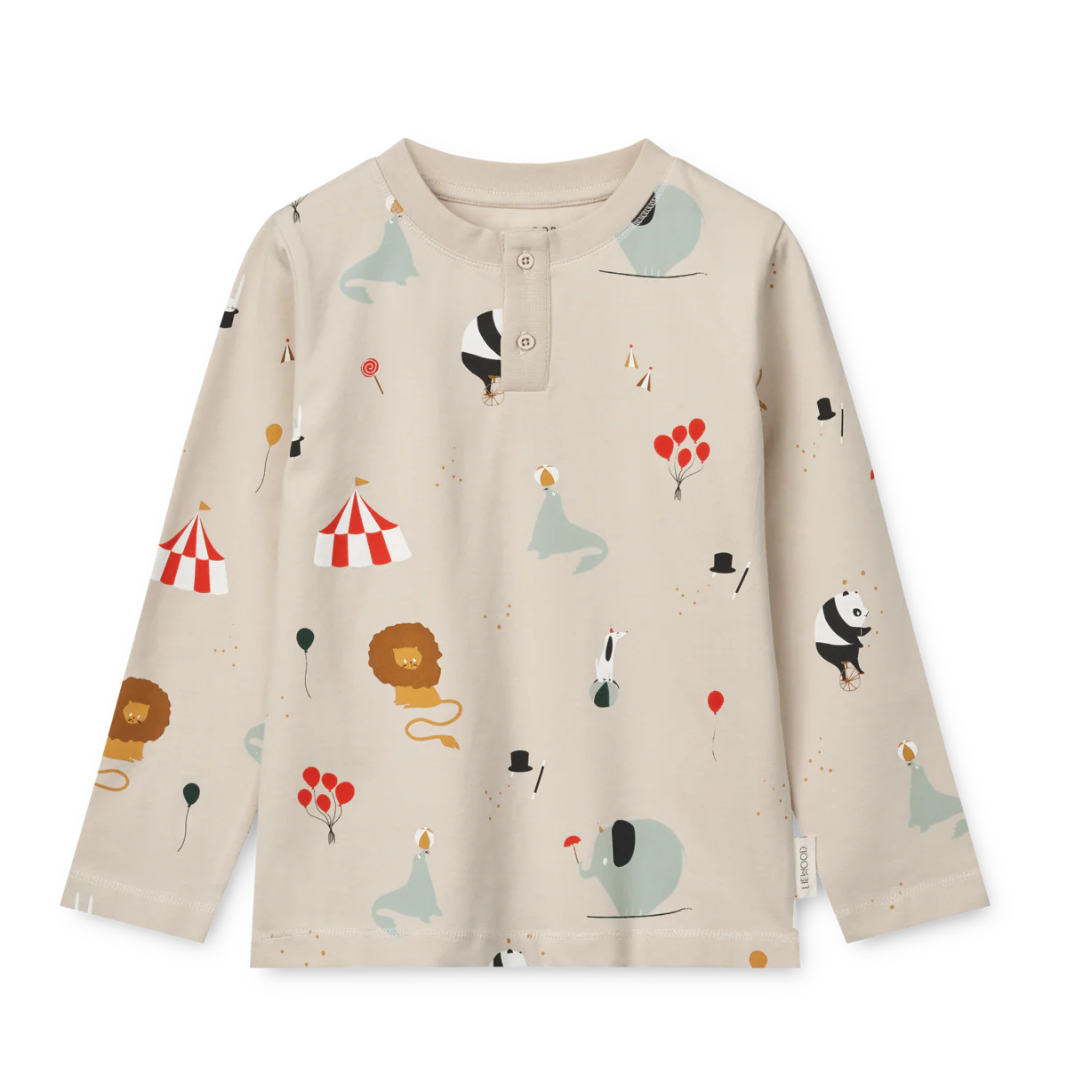 Liewood Pyjama-Set "Wilhelm" Circus / Sandy - Image 2