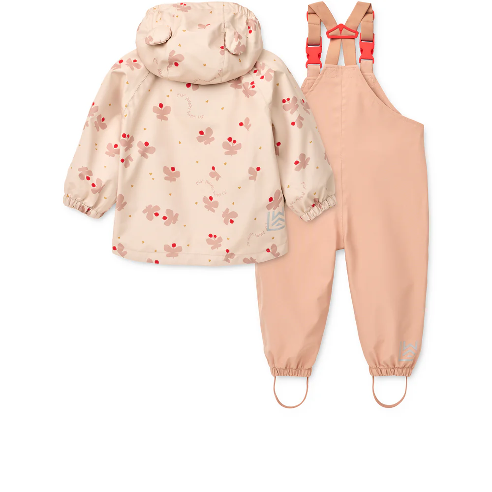 Liewood Regen-Set "Manu" | Butterfly / Apple blossom - Image 2