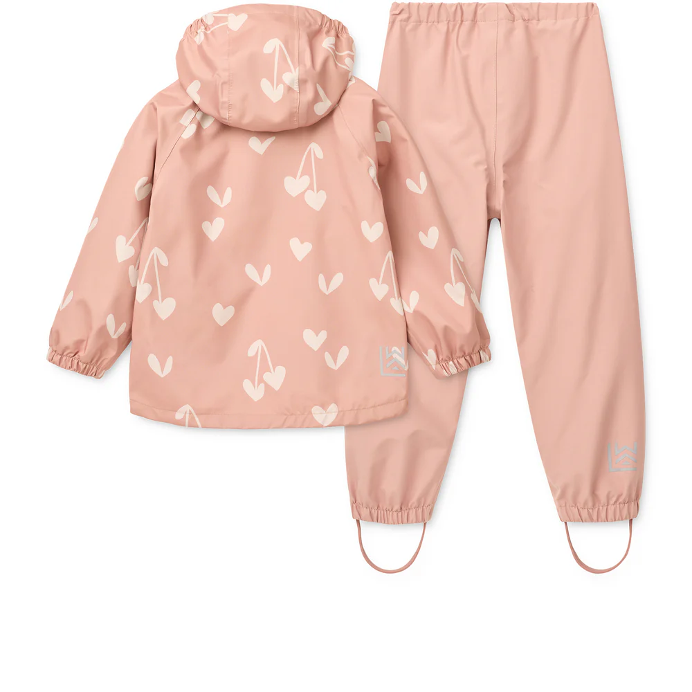 Liewood Regen-Set "Pedia" | Sweethearts / Pale tuscany - Image 2