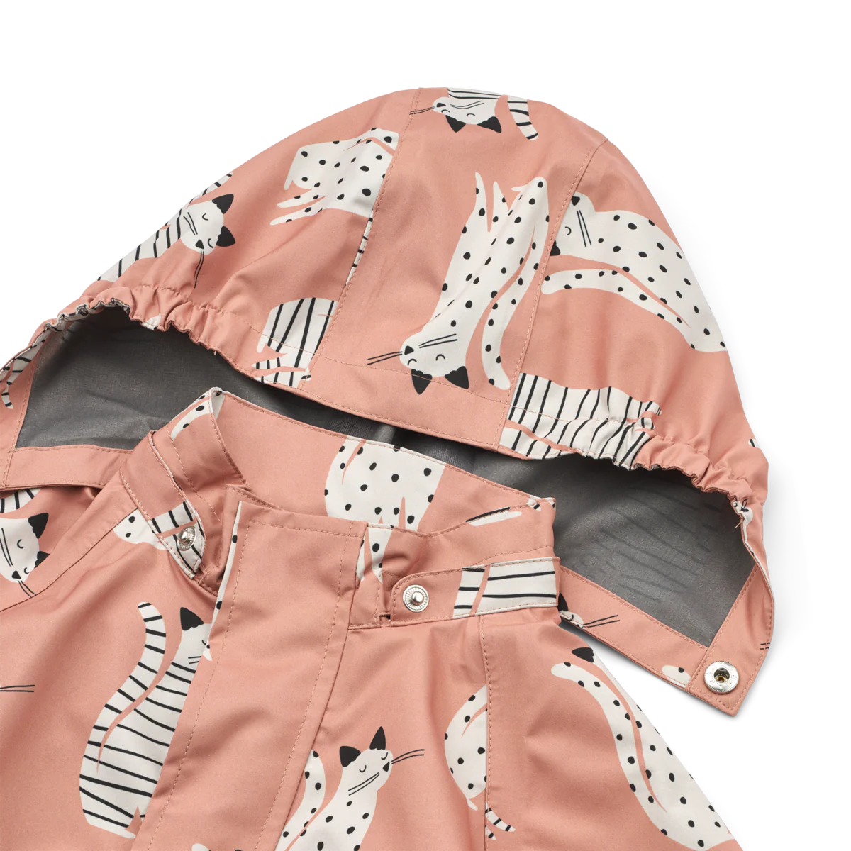 Liewood Regenjacke "Pedia" Cat Tuscany Rose - Image 3