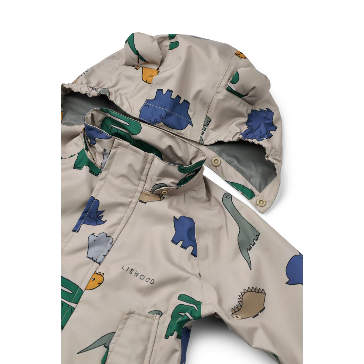 Liewood Regenset "Manu" Dinosaurs / Mist - Image 5