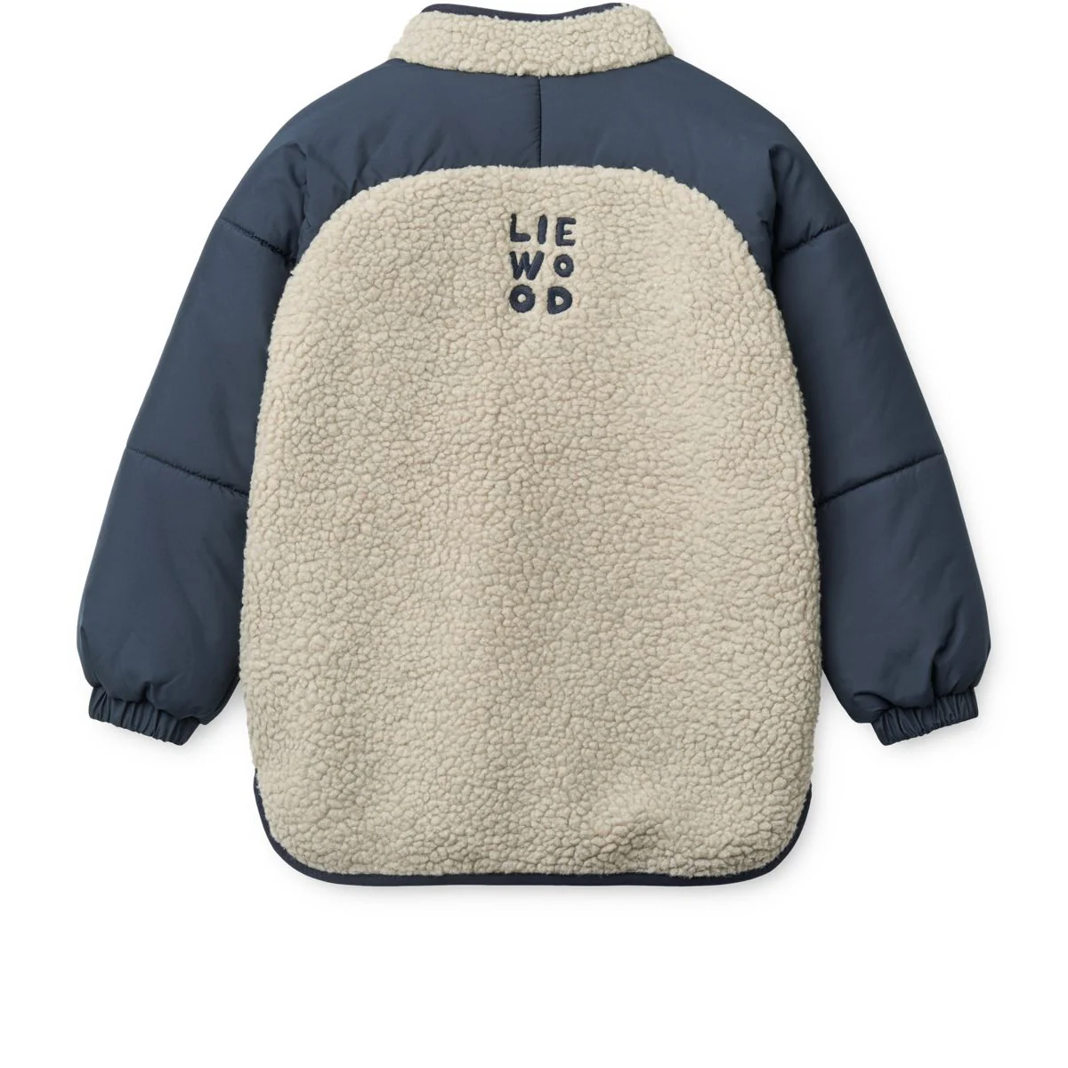 Liewood Runa Jacke | Mist / Classic navy - Image 3