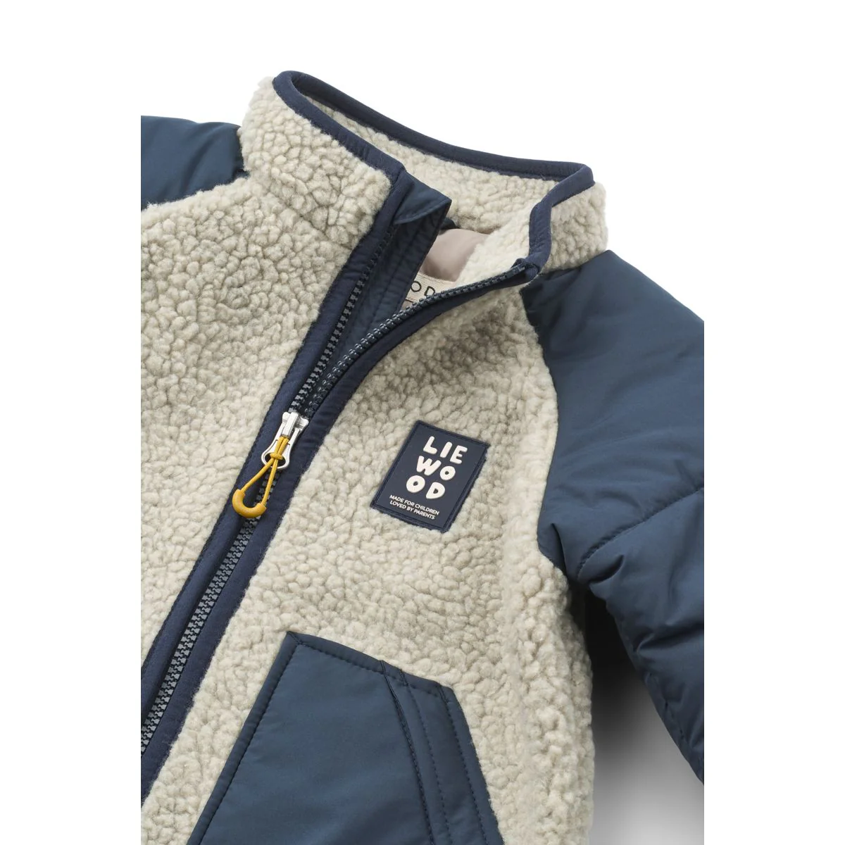 Liewood Runa Jacke | Mist / Classic navy - Image 4
