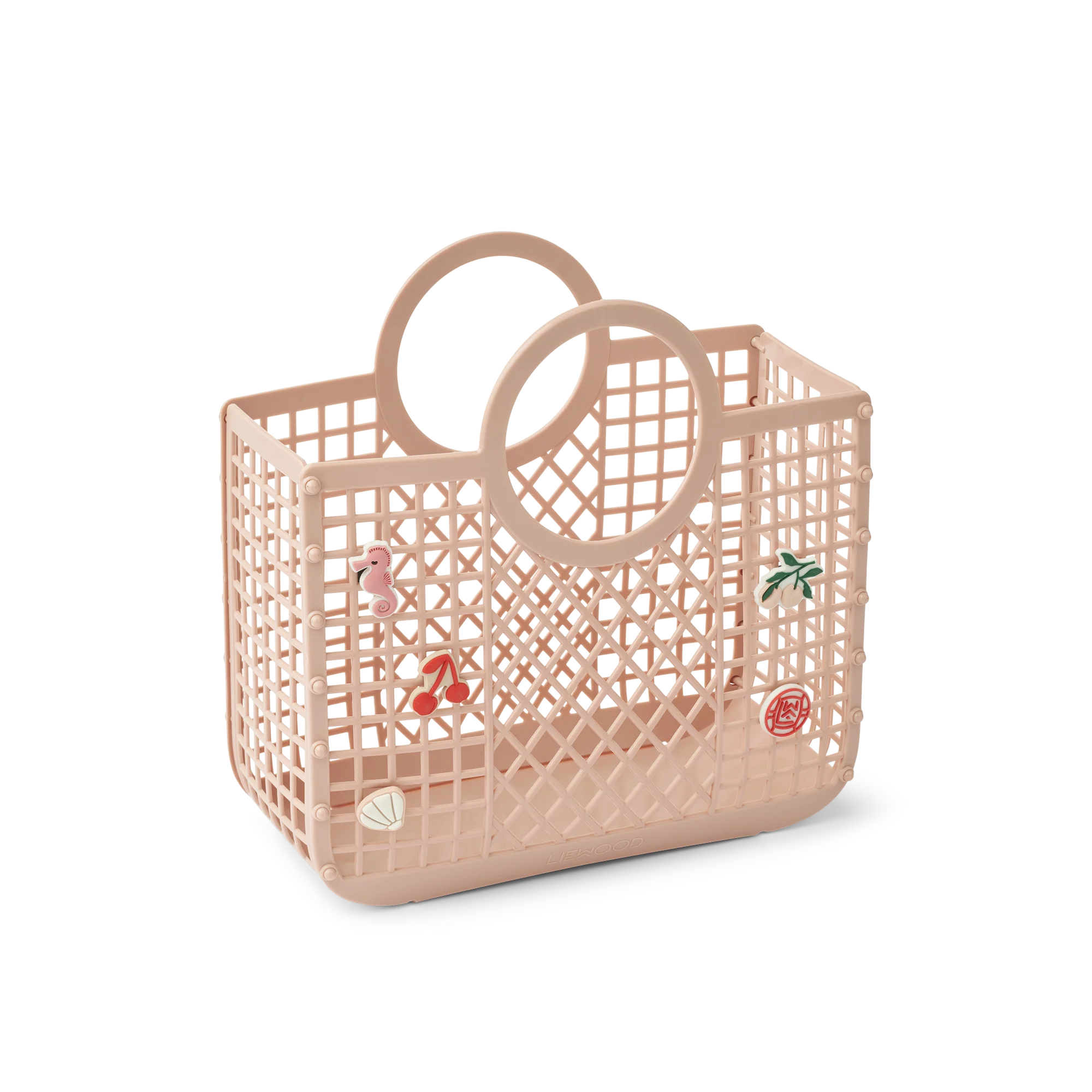 Liewood Korbtasche "Samantha Basket With Charms" | Rose