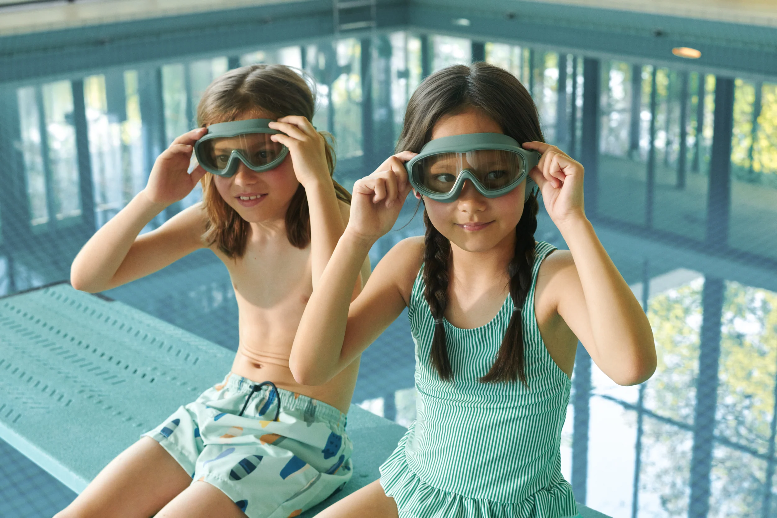 Liewood Schwimmbrille "Kerem" | Peppermint / Garden Green - Image 3
