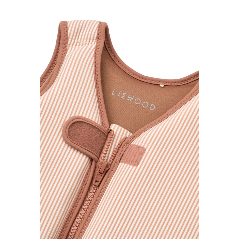 Liewood Schwimmweste "Dove" | Stripe Pale Tuscany / Creme De La Creme - Image 3