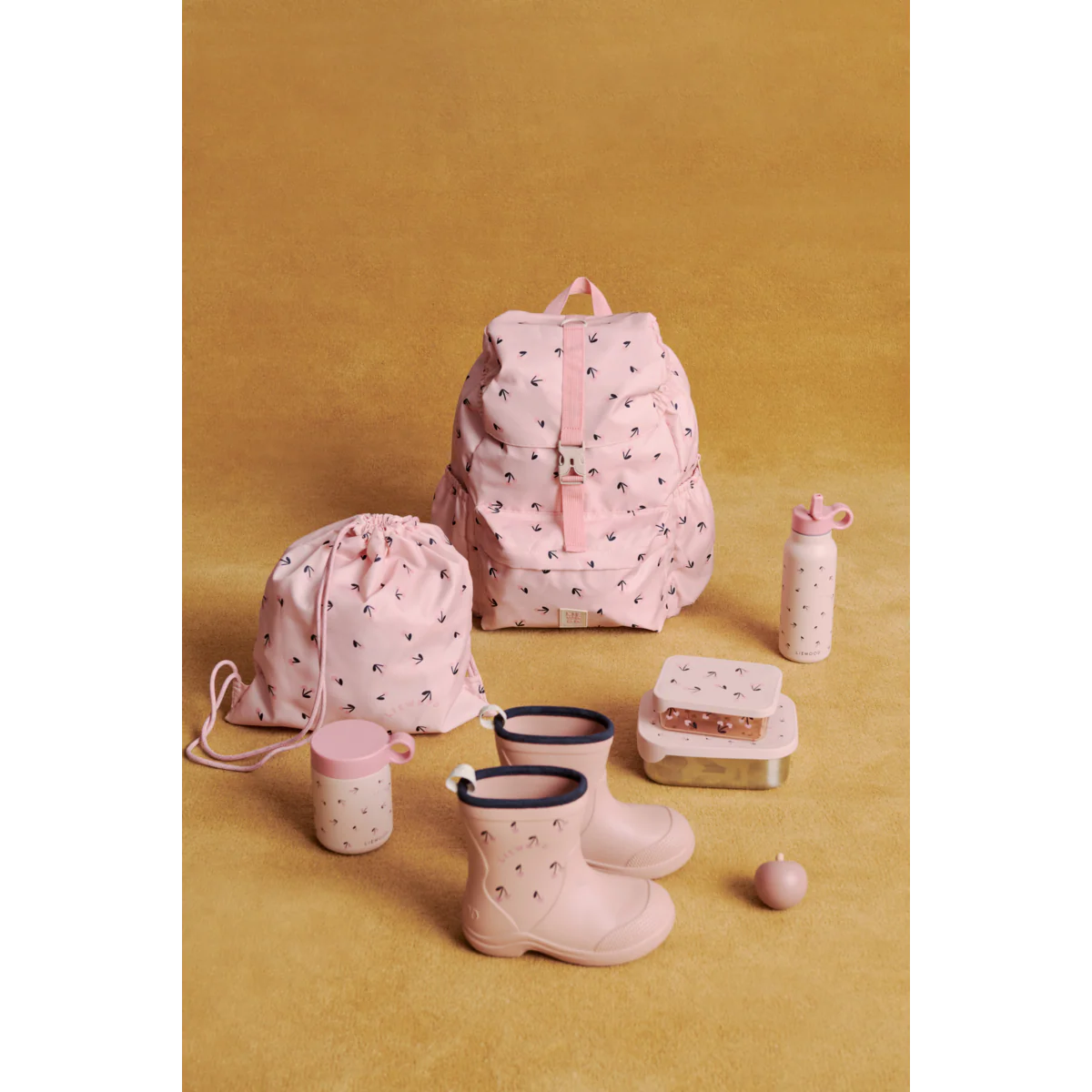 Liewood Turnbeutel Danella | Cherry heart / Rosey - Image 3