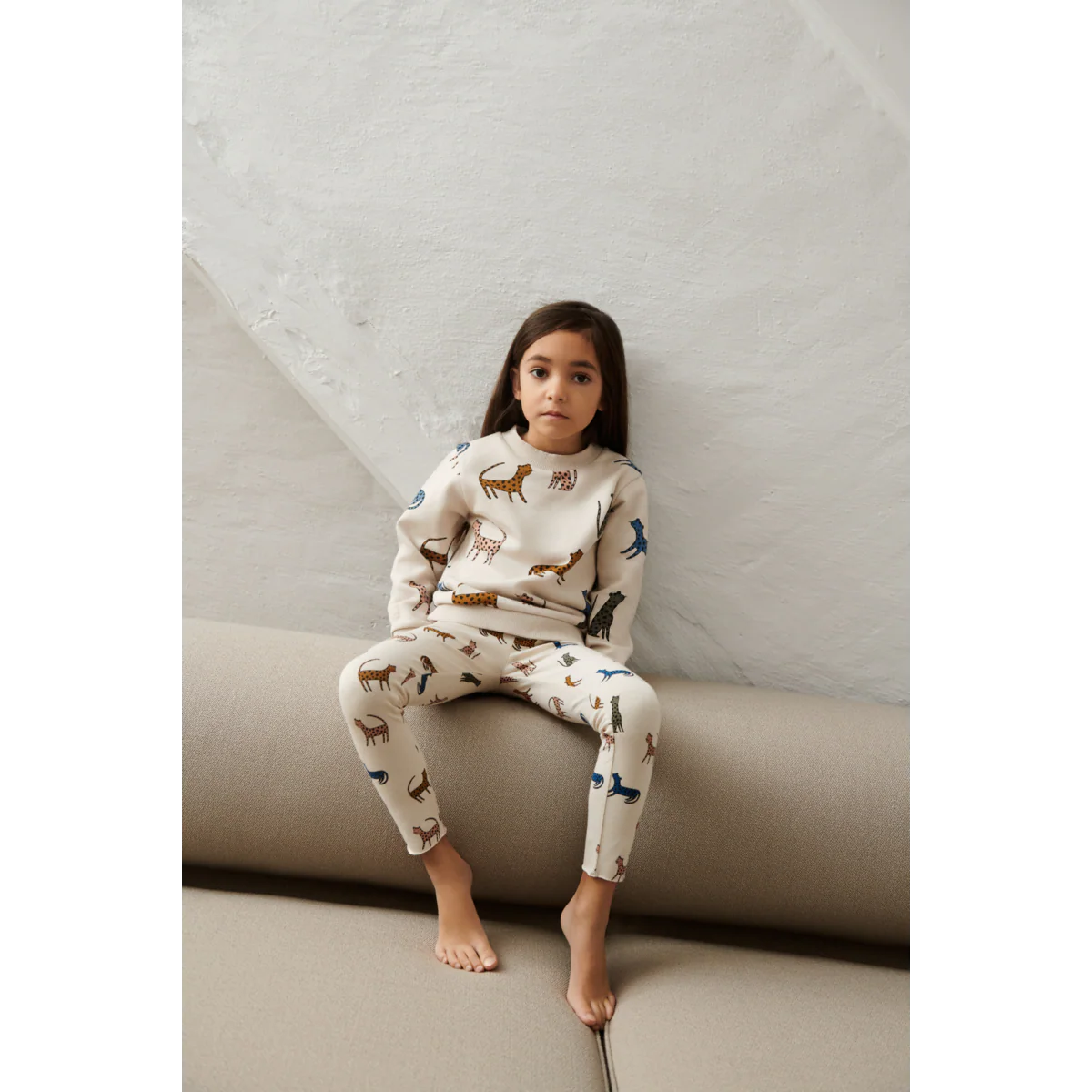 Liewood Sweatshirt "Thora" Leopard Multi Mix - Image 4
