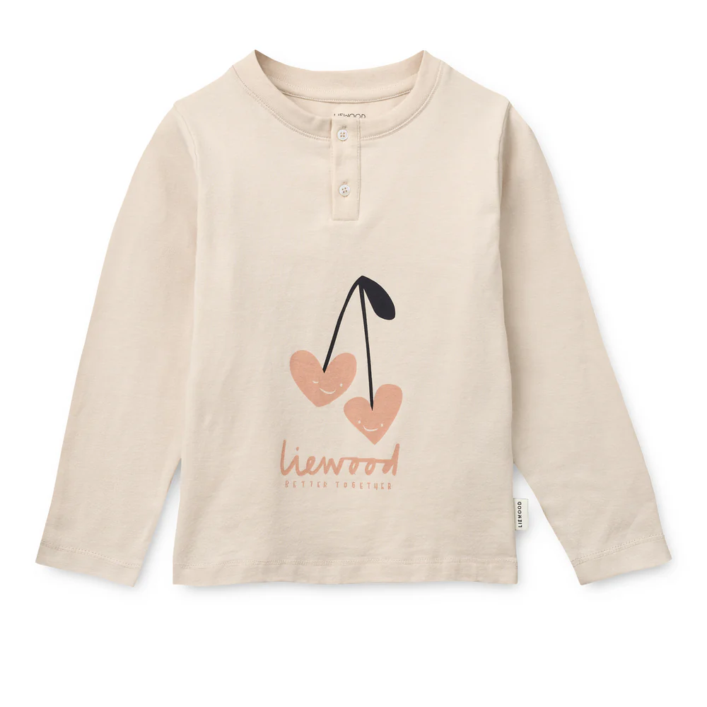 Liewood Pyjama Set "Wilhelm" | Heart / Sweetheart / Pale tuscany / mix - Image 2