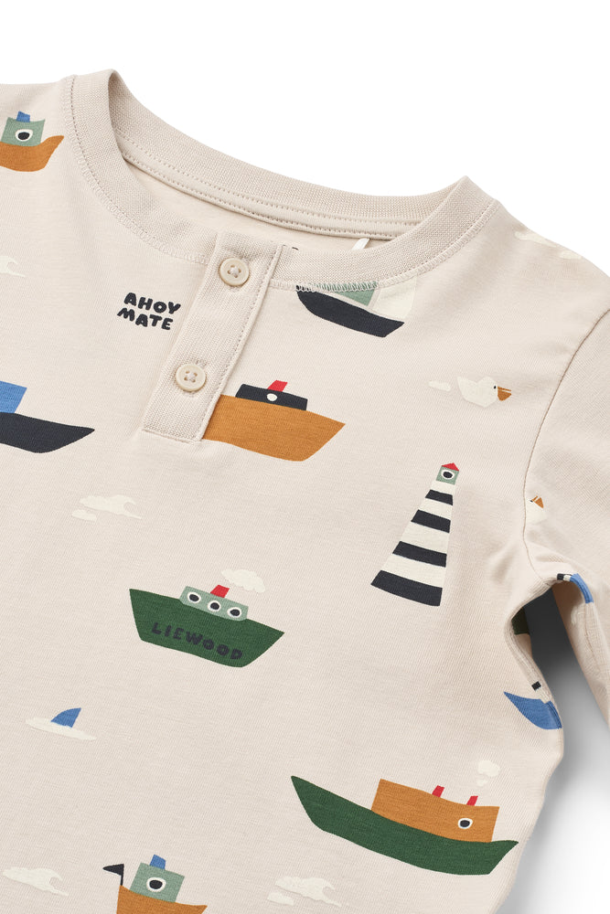 Liewood Pyjama Set "Wilhelm" | Sailing / Sandy - Image 2