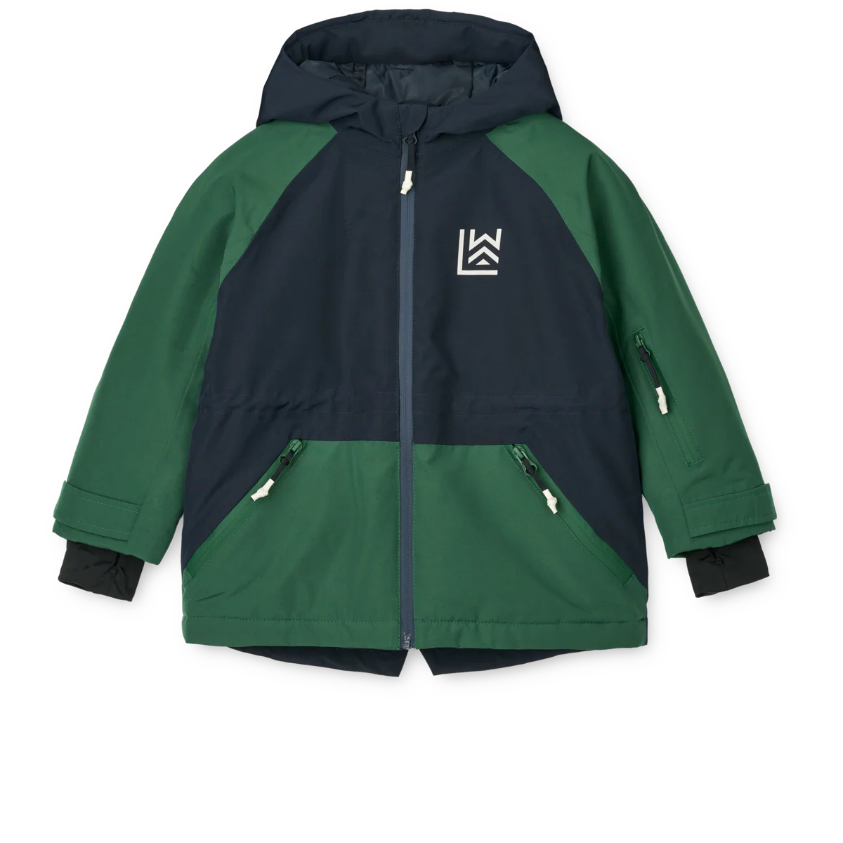 Liewood Winter-Ski-Jacke "Kalle" | Classic Navy Garden Green