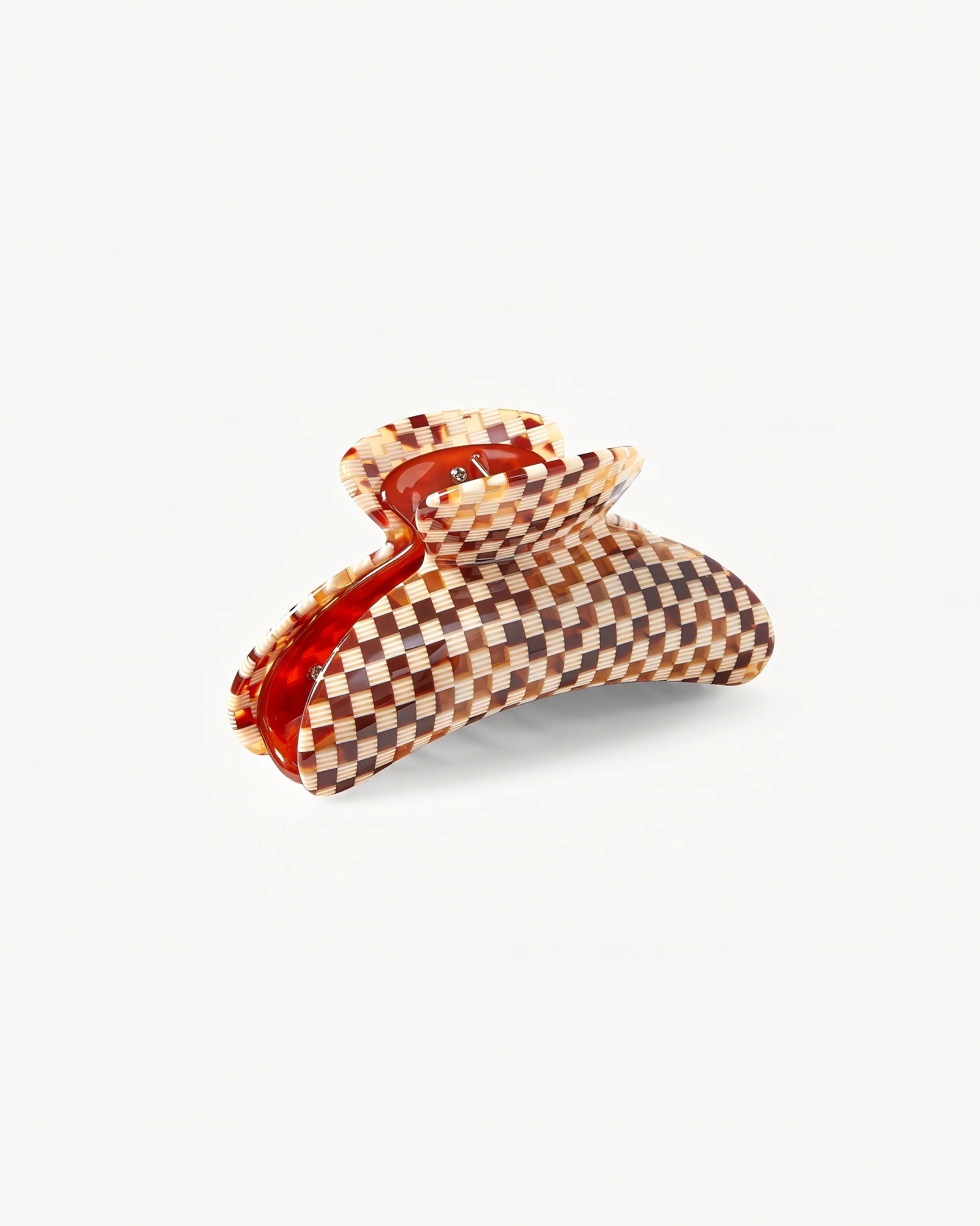 Machete Haarklammer Grande Tortoise Checker - Image 2