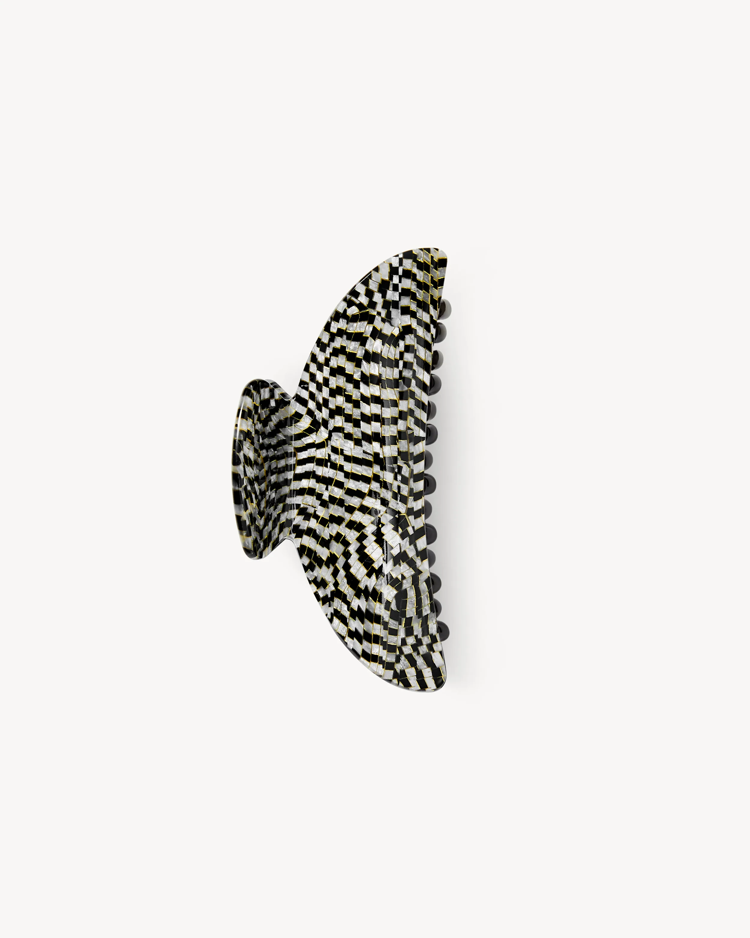 Machete Haarklammer Midi Perle Noir