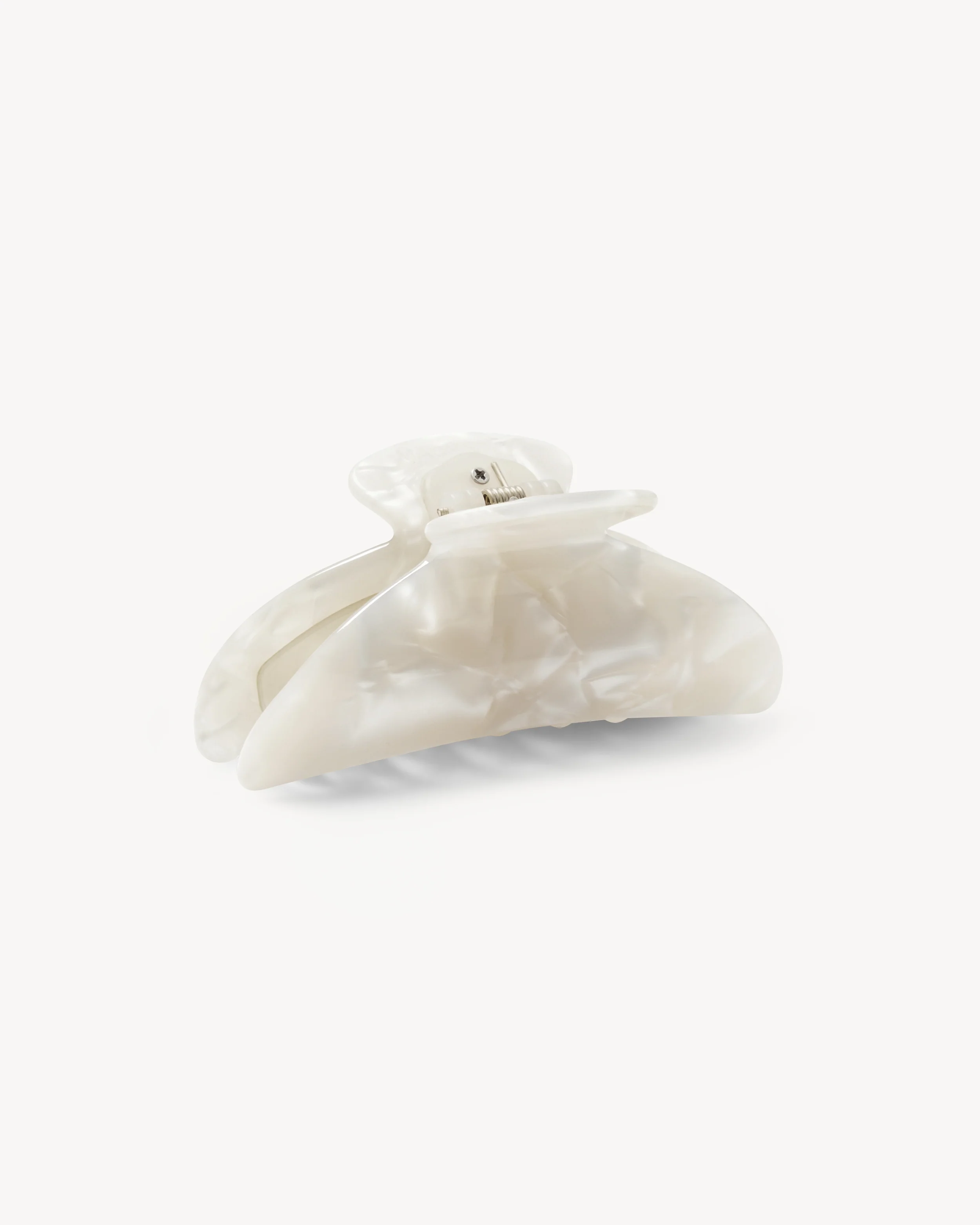 Machete Haarklammer Midi White Shell - Image 2