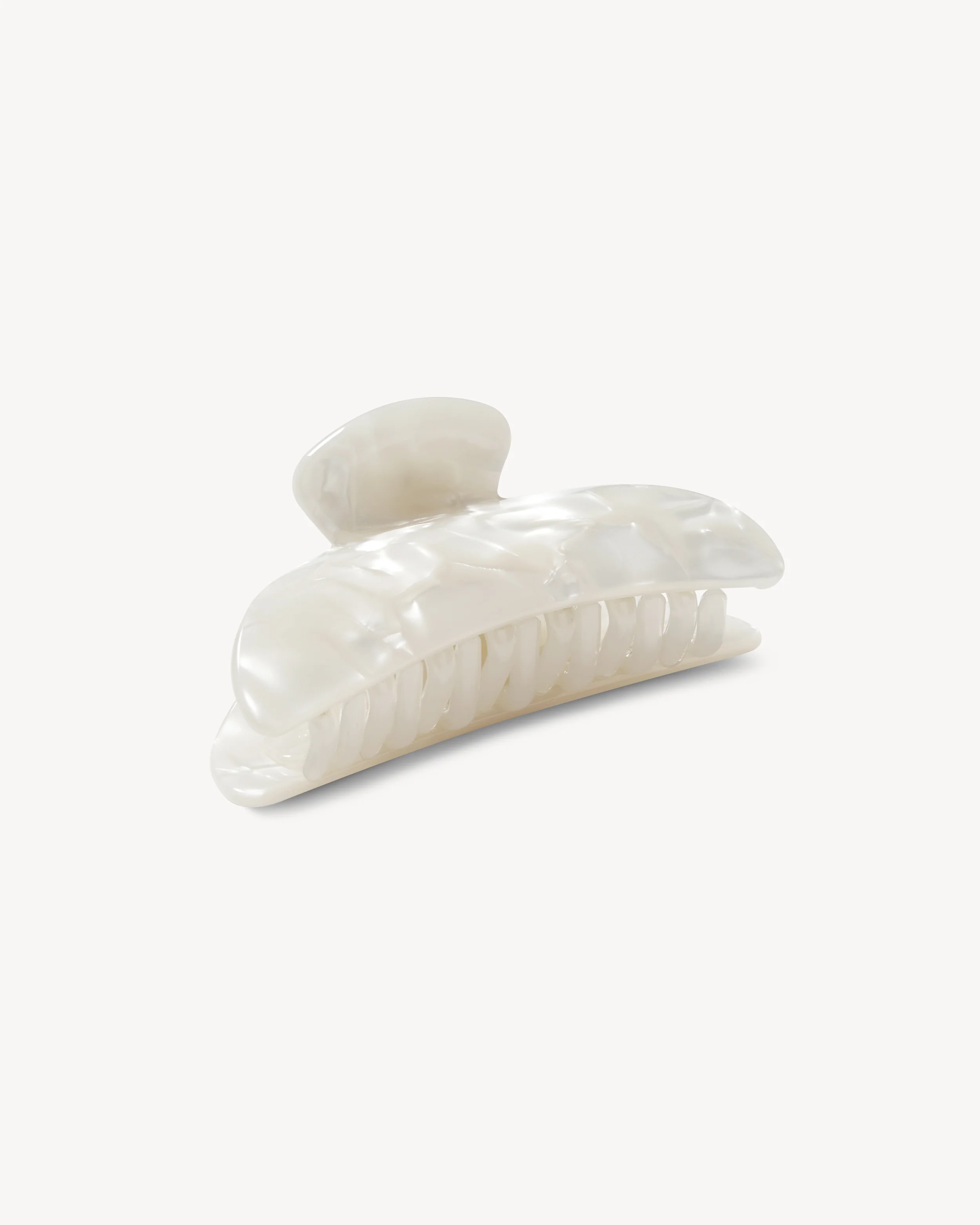 Machete Haarklammer Midi White Shell - Image 3