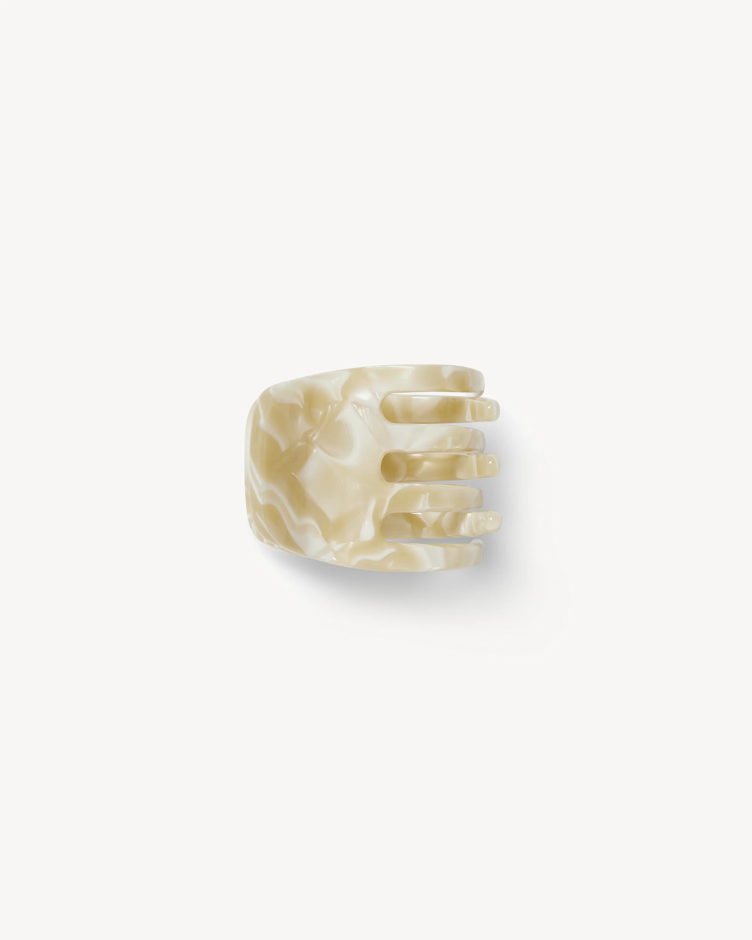 Machete Haarklammer Mini Ivory
