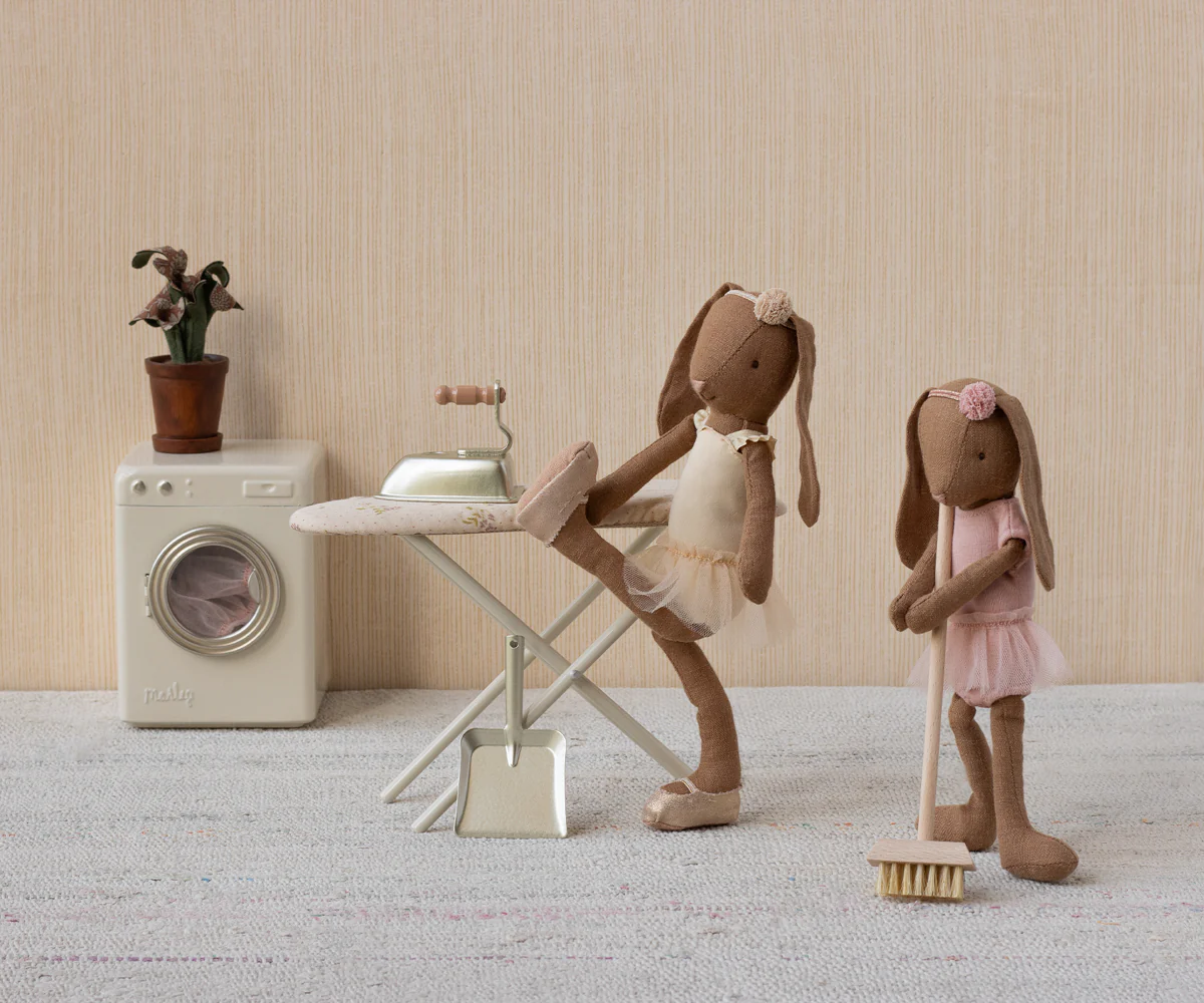 Maileg Bügeleisen und Bügelbrett off white | Miniature - Image 2