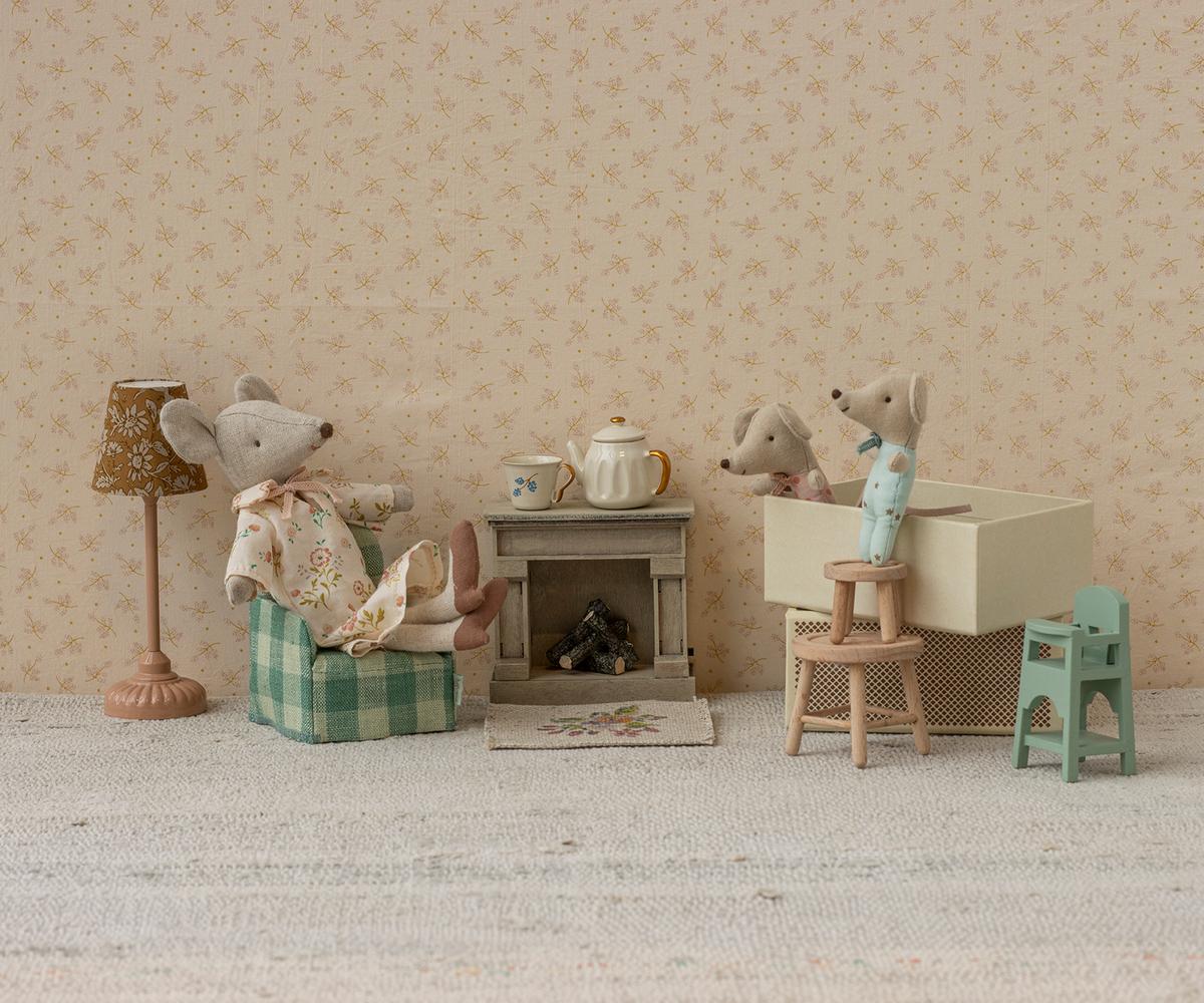 Maileg Kinderwagen Baby Rose | Maus - Image 3