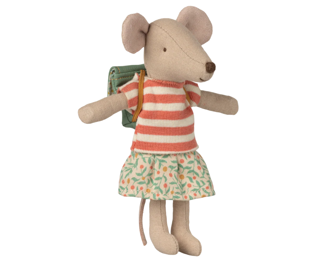Maileg Kleidung und Tasche, Grosse Schwester Maus | Grün - Image 3