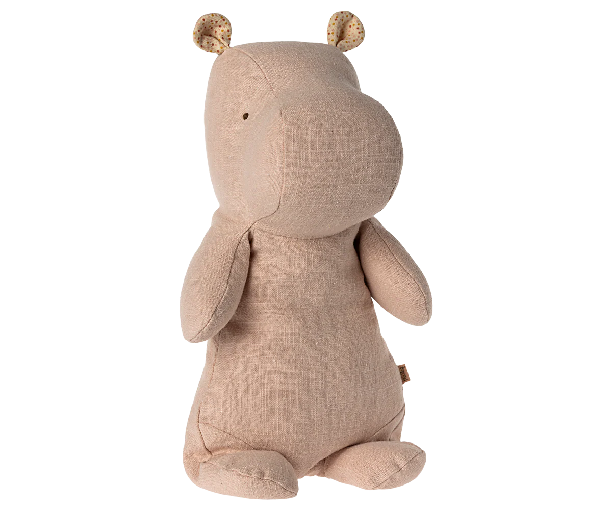 Maileg Safarifreunde Hippo Medium | Light Rose