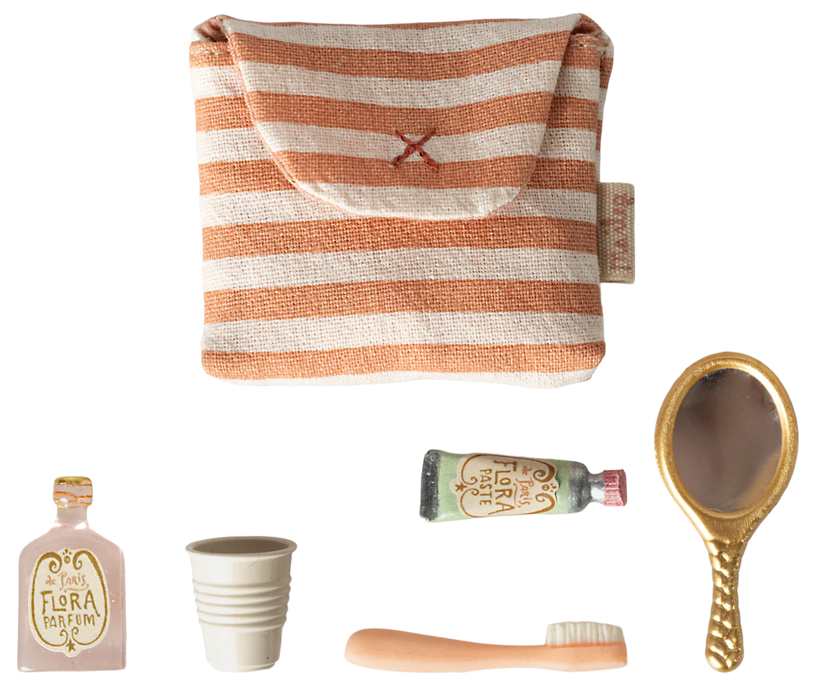 Maileg Zahnbürsten-Set Maus | Coral Stripe - Image 3